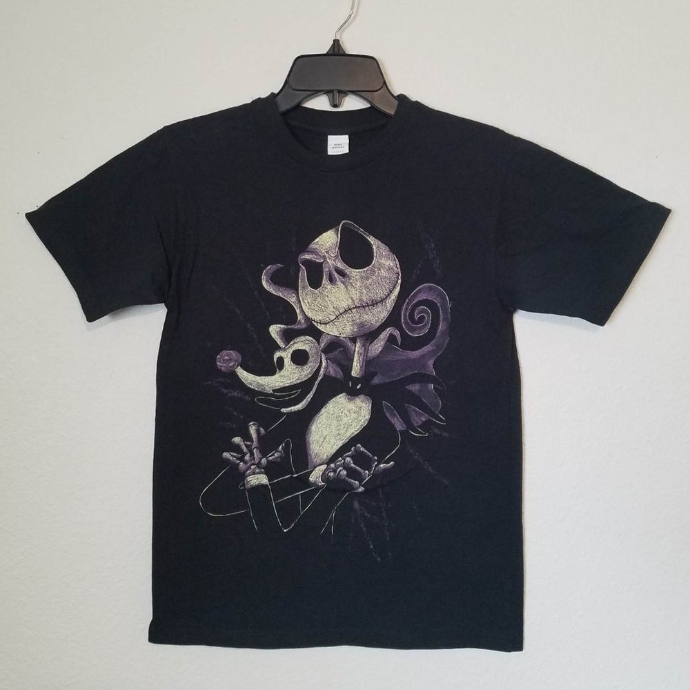 New "Jack Skellington & Zero" Nightmare Before Christmas T-Shirt Small–3XL